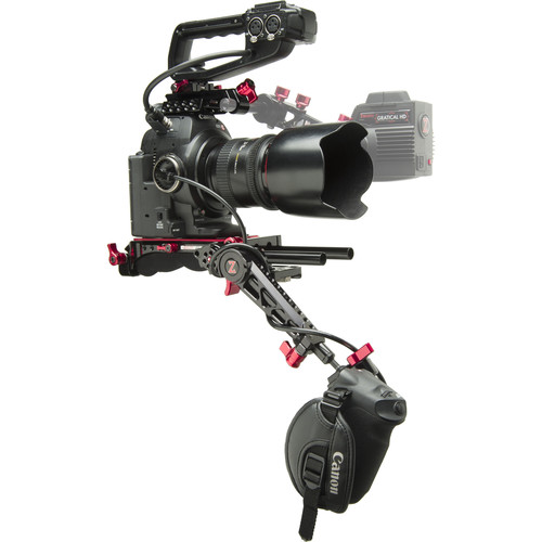 Zacuto EVF Recoil Pro with ZGrip Trigger for C100 Mark II
