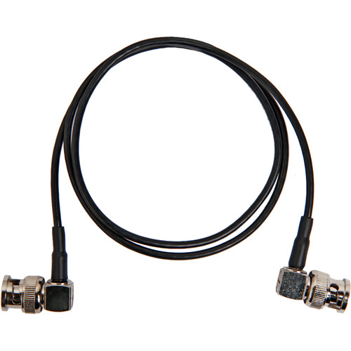 Zacuto Thin Right-Angle to Right-Angle BNC SDI Cable (30")