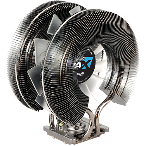 XeonE5/ X99 F8D PLUS/64GBRAM/ZALMANクーラー ZALMAN USA CNPS9900 MAX CPU Cooler with Red LED Fan