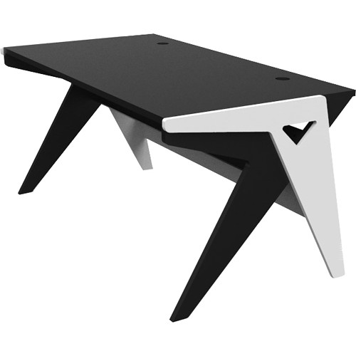 Zaor Vision O Desk (Black and White)