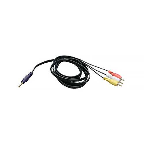 ZeeVee 3.5mm TRS to 3RCA Composite A/V Breakout Cable (6', 6-Pack)