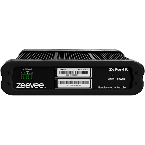 ZeeVee ZyPer4K-XSE CopPer Decoder with Dante and Icron