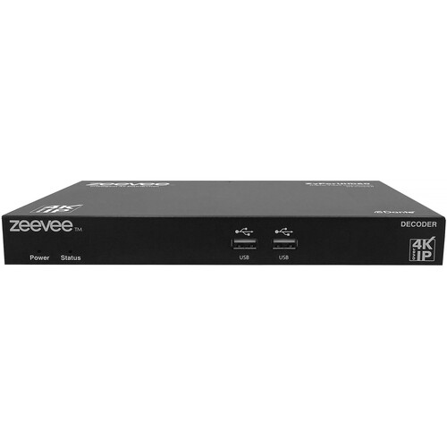 ZeeVee ZyPerUHD60, HDMI 2.0 Dante Enabled Decoder