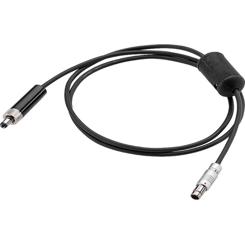 ZEISS CinCraft Scenario DC Barrel to 3-Pin Fischer Male ARRI RS Cable (39.4")