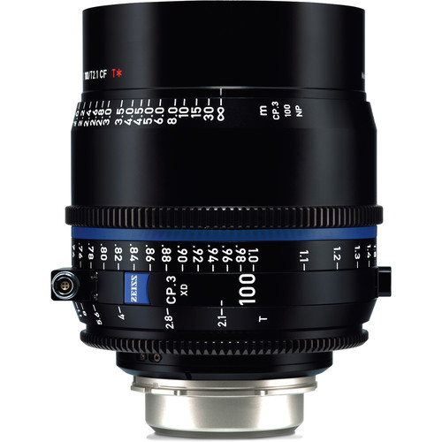 ZEISS CP.3 XD 100mm T2.1 Compact Prime Lens 2185-122 B&H Photo