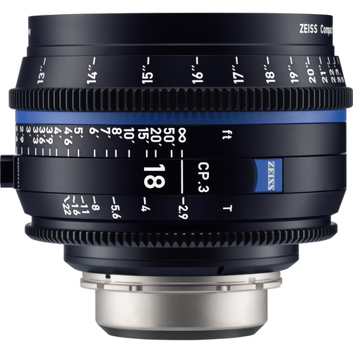 Carl Zeiss CP.2 cp2 18mm T3.6 PL動画シネマレンズ ZEISS CP.3 18mm T2.9 Compact Prime Lens 2186-835 B&H Photo Video