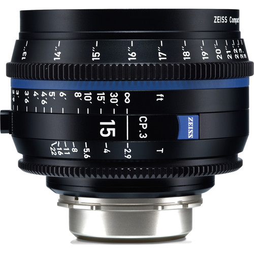 ZEISS CP.3 15mm T2.9 Compact Prime Lens (Nikon F Mount, Feet)