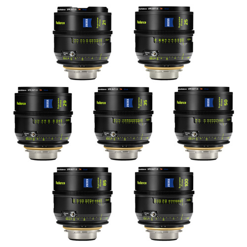 ZEISS Supreme Prime Radiance Sapphire 7-Lens Kit (PL, Feet)