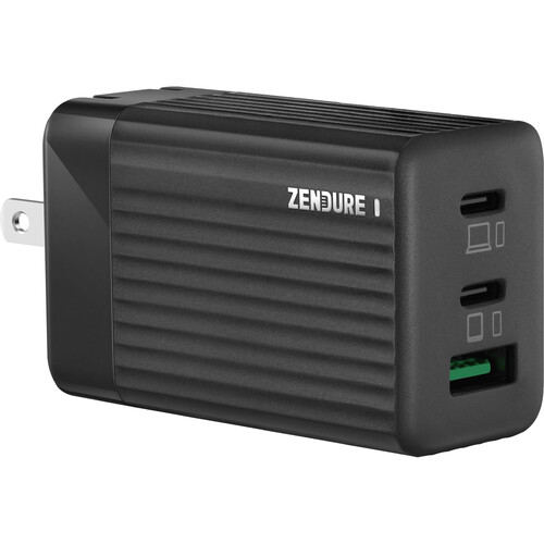 ZENDURE SuperPort S3 65W 3-Port Dual PD & GaN ZD3P65PD-B-US B&H