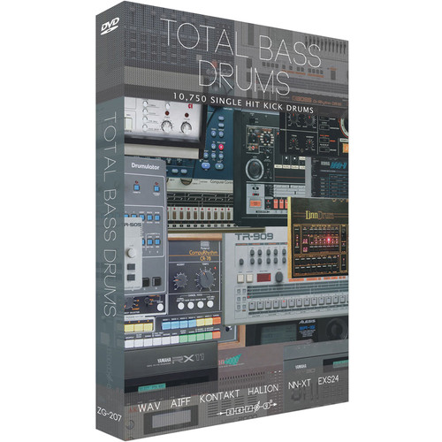 Zero-G Total Bass Drums - Sample Library (Electronic Download)