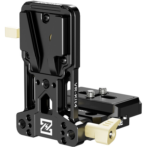 ZGCINE VR-Kit 4 Quick Release Metal V-Lock Battery Plate with Arca-Type Mount
