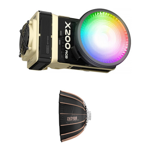 Zhiyun Molus X200 RGB COB LED Light with Softbox (Standard Kit)