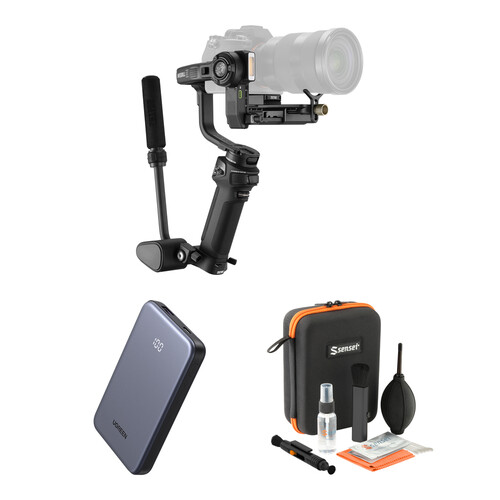 Zhiyun WEEBILL-3 S Handheld Gimbal Stabilizer with Power & Cleaning Combo Kit