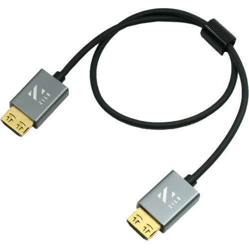 ZILR Hyper-Thin High-Speed HDMI Secure Cable with Ethernet (17.7")