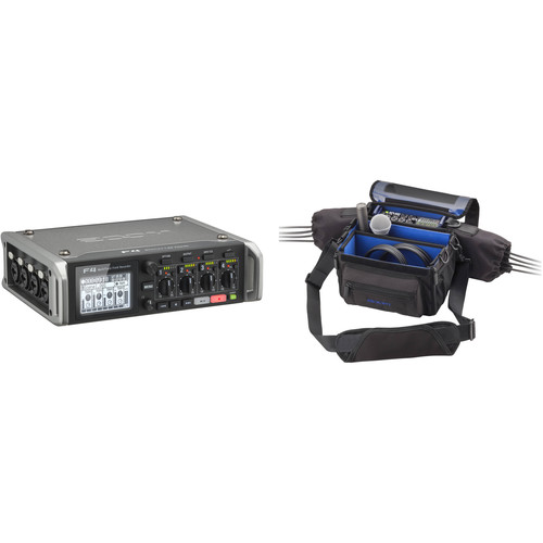 Zoom F4 Multitrack Field Recorder Kit with PCF-8 Protective Case