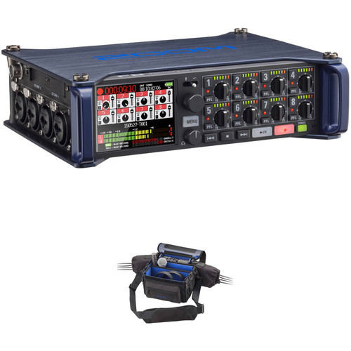 Zoom F8 Field Recorder & Custom Protective Case Kit