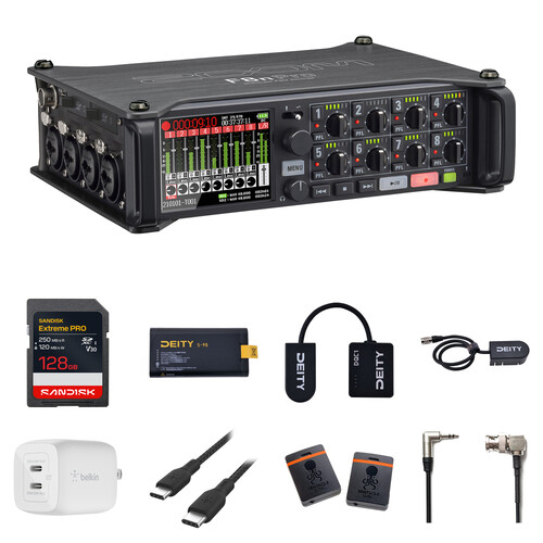 Zoom F8n Pro 8-Input / 10-Track Multitrack Field Recorder
