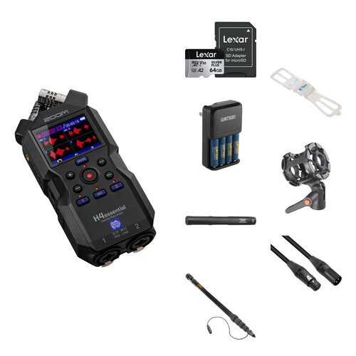 Zoom H4essential 4-Track 32-Bit Float Portable Audio Recorder