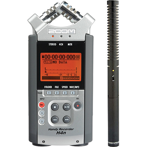 Zoom H4n Handy Mobile Recorder and NTG2 Microphone Kit B&H