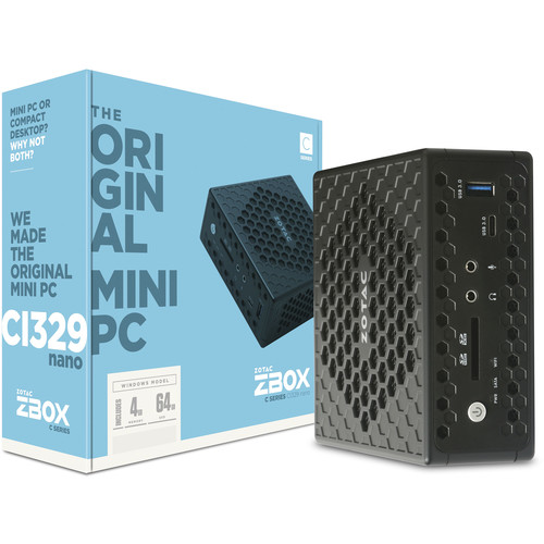 ZOTAC ZBOX Ci329 nano Mini Desktop Computer ZBOX-CI329NANO-U-W2C