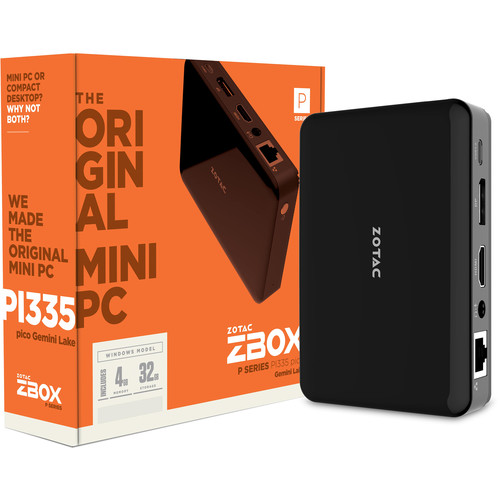 ZOTAC PI335 pico Gemini Lake Mini Desktop Computer