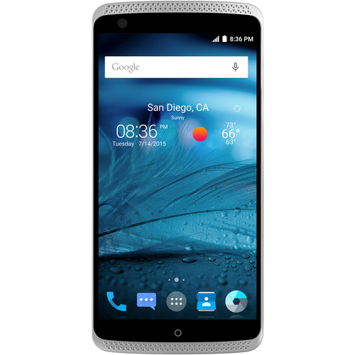 ZTE Axon Pro 64GB Smartphone (Unlocked, Chromium Silver)