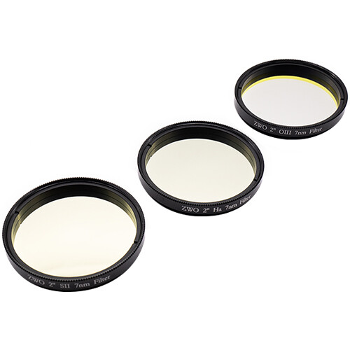 ZWO 2" HA SII OIII 7nm Filter Set