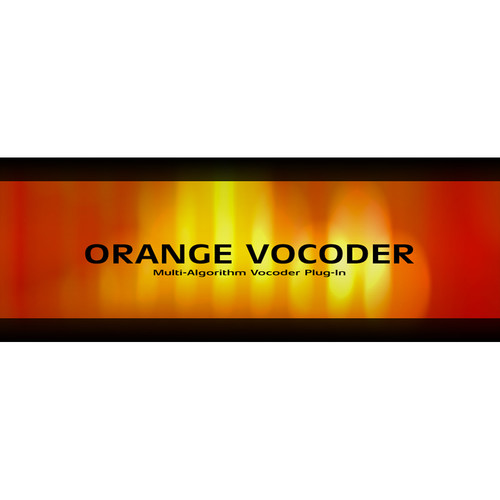 Zynaptiq ORANGE VOCODER AU - Real-Time Vocoder Effects Plug-In (Educational, Download)