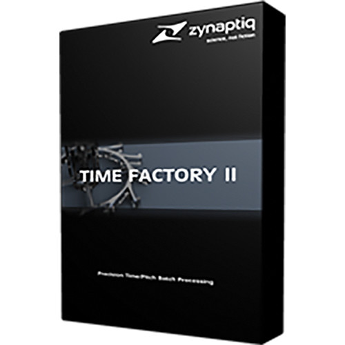 Zynaptiq TIME FACTORY II - Time/Pitch Batch Processing Software (Educational, Download)