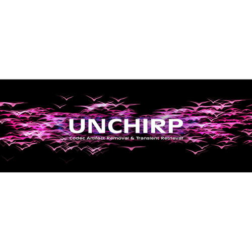 Zynaptiq UNCHIRP Codec Artifact Removal & Transient Retrieval Plug-In (Download)