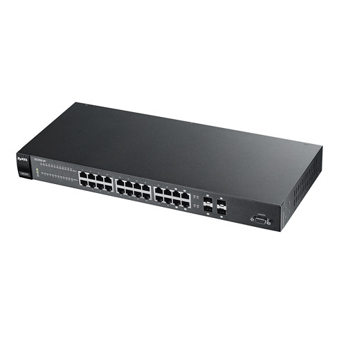 ZyXEL GS1910-24 24-Port GbE Web Smart Managed Switch Fanless Design