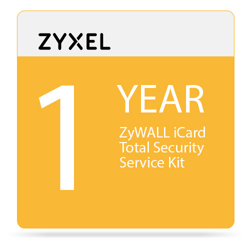 ZyXEL 1-Year ZyWALL iCard Total Security Service Kit for USG300 Unified Security Gateway