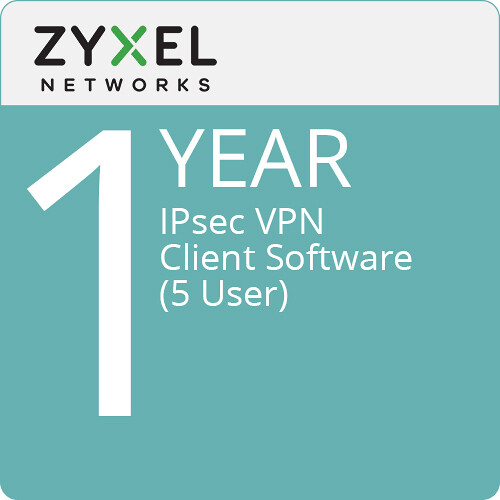 ZyXEL SecuExtender IPSec VPN Client License (5-User, 1-Year)