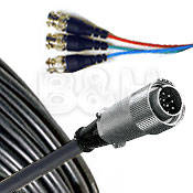 Comprehensive 12-Pin Male to 3 BNC Male Component Video Cable - 25'