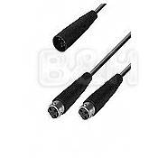 Neumann AC-21 5-Pin XLR Male to 2 3-Pin XLR Female Adapter Y-Cable