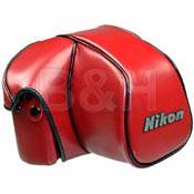 Nikon CF-22 Leather Eveready Case (Red) 4422 B&H Photo Video