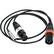 Remote Audio CATCIO LEMO to In/Out XLR-F/M Timecode Cable (3')
