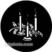 Rosco Standard Steel Gobo #78010E Christmas Candles (E = Size 37.5mm)