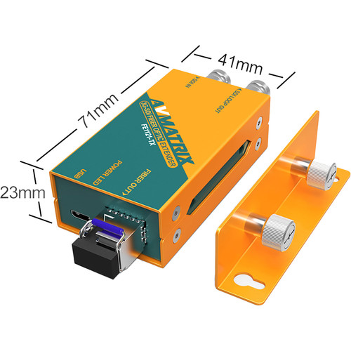 3G-SDI Fiber Optic Extender Transmitter & Receiver Set