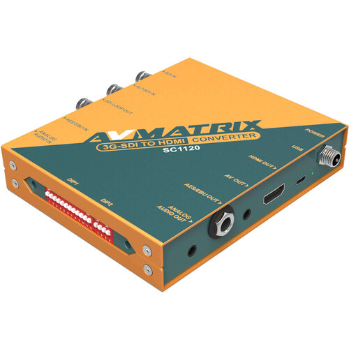 3G-SDI to HDMI & AV Scaling Converter