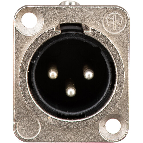NA3MDF XLR Male to Female Feedthrough Adapter for Panel Mount