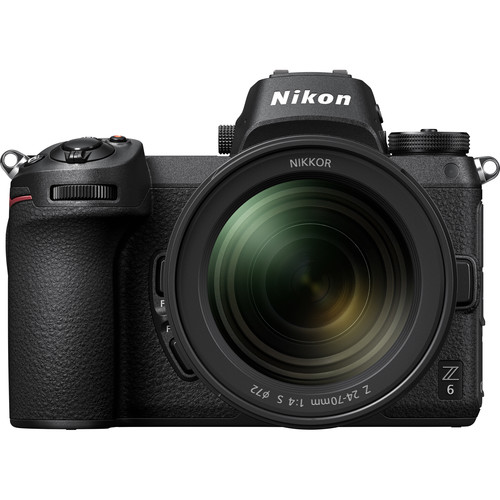 Máy ảnh không gương lật Nikon Z6 với ống kính 24-70mm