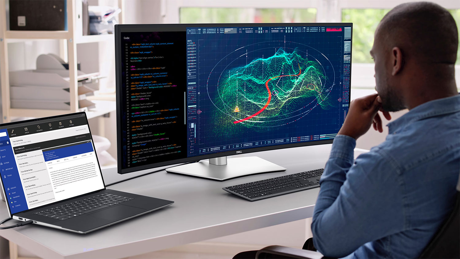 Dell UltraSharp 39.7" 2160p HDR 120 Hz Curved Thunderbolt Hub Monitor Dell UltraSharp 39.7" 2160p HDR 120 Hz Curved Thunderbolt Hub Monitor