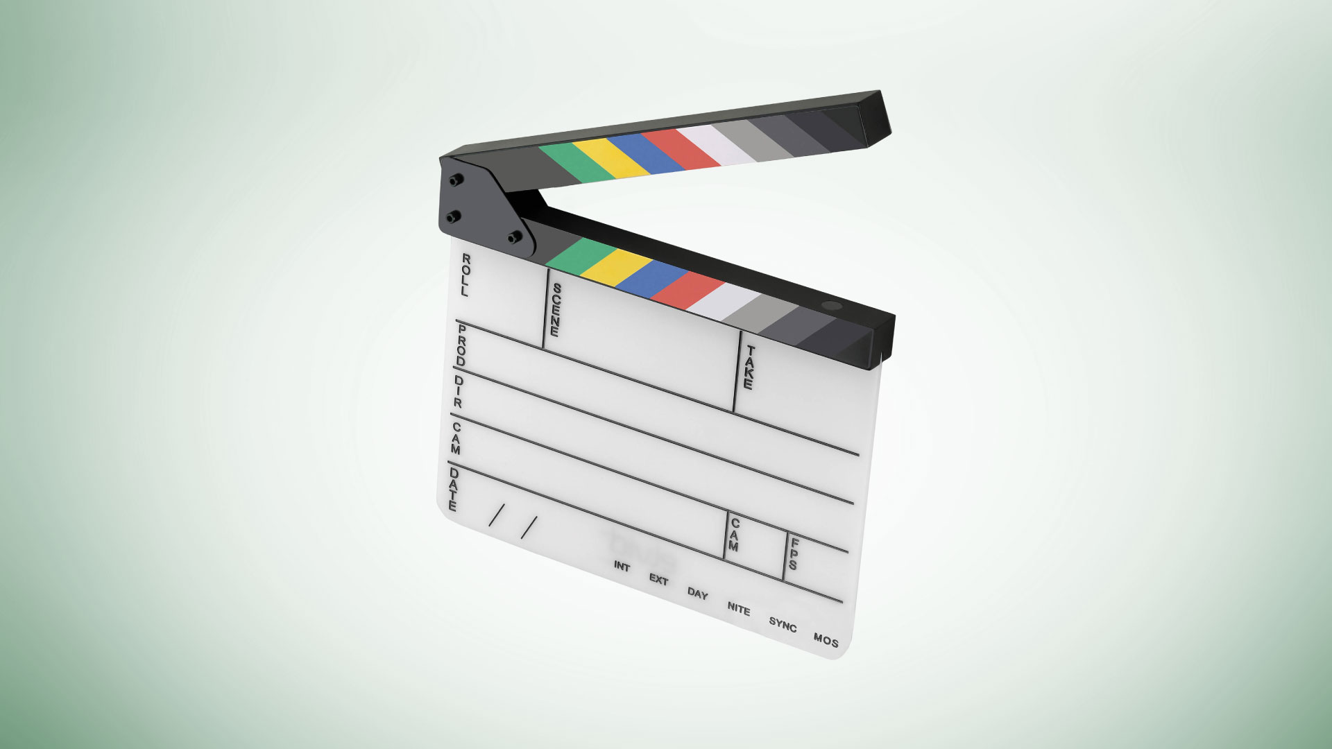 Elvid 9-Section Acrylic Production Slate with Dry-Erase Marker Kit Elvid 9-Section Acrylic Production Slate with Dry-Erase Marker Kit