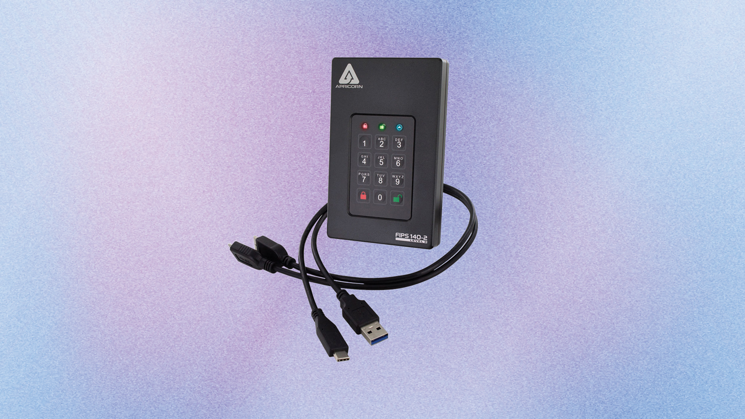 Apricorn Aegis Fortress L3 FIPS Encrypted Portable Hard Drive