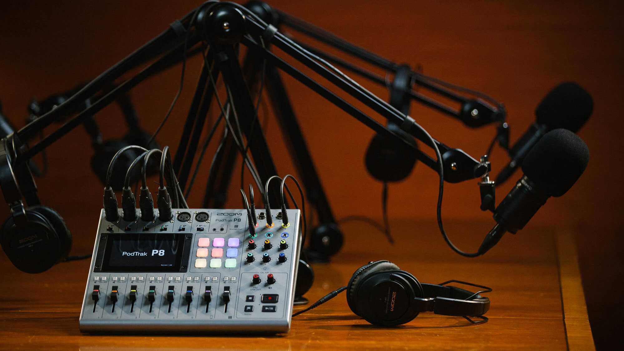 Zoom PodTrak P8 Portable Multitrack Podcast Recorder