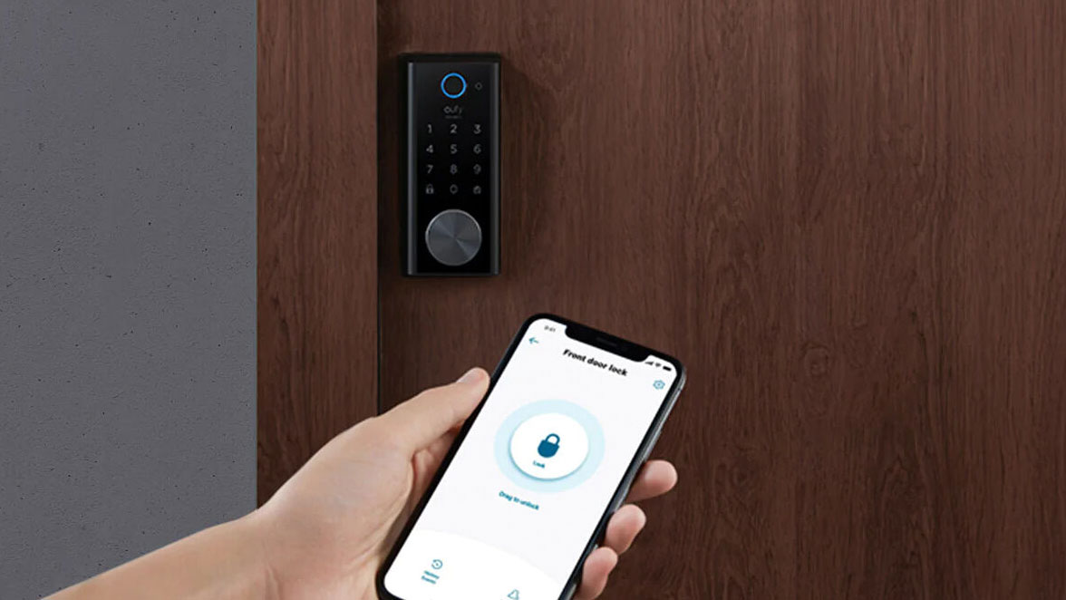 eufy Security Smart Lock Touch and Wi-Fi Deadbolt Replacement Door Lock with Fingerprint Scanner eufy Security Smart Lock Touch and Wi-Fi Deadbolt Replacement Door Lock with Fingerprint Scanner
