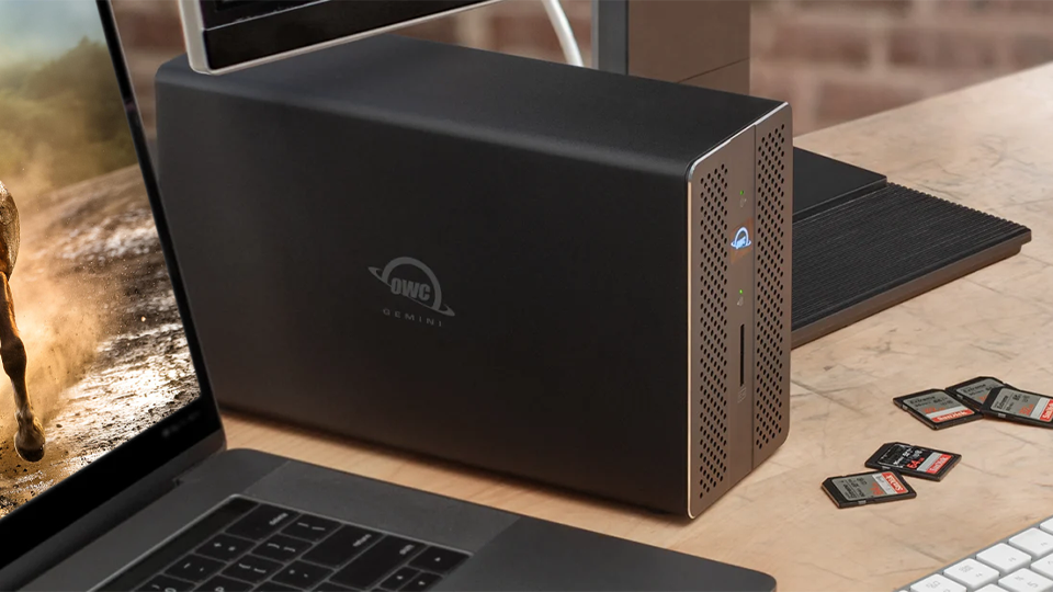 OWC Gemini 4TB 2-Bay Thunderbolt 3 Raid Array OWC Gemini 4TB 2-Bay Thunderbolt 3 Raid Array