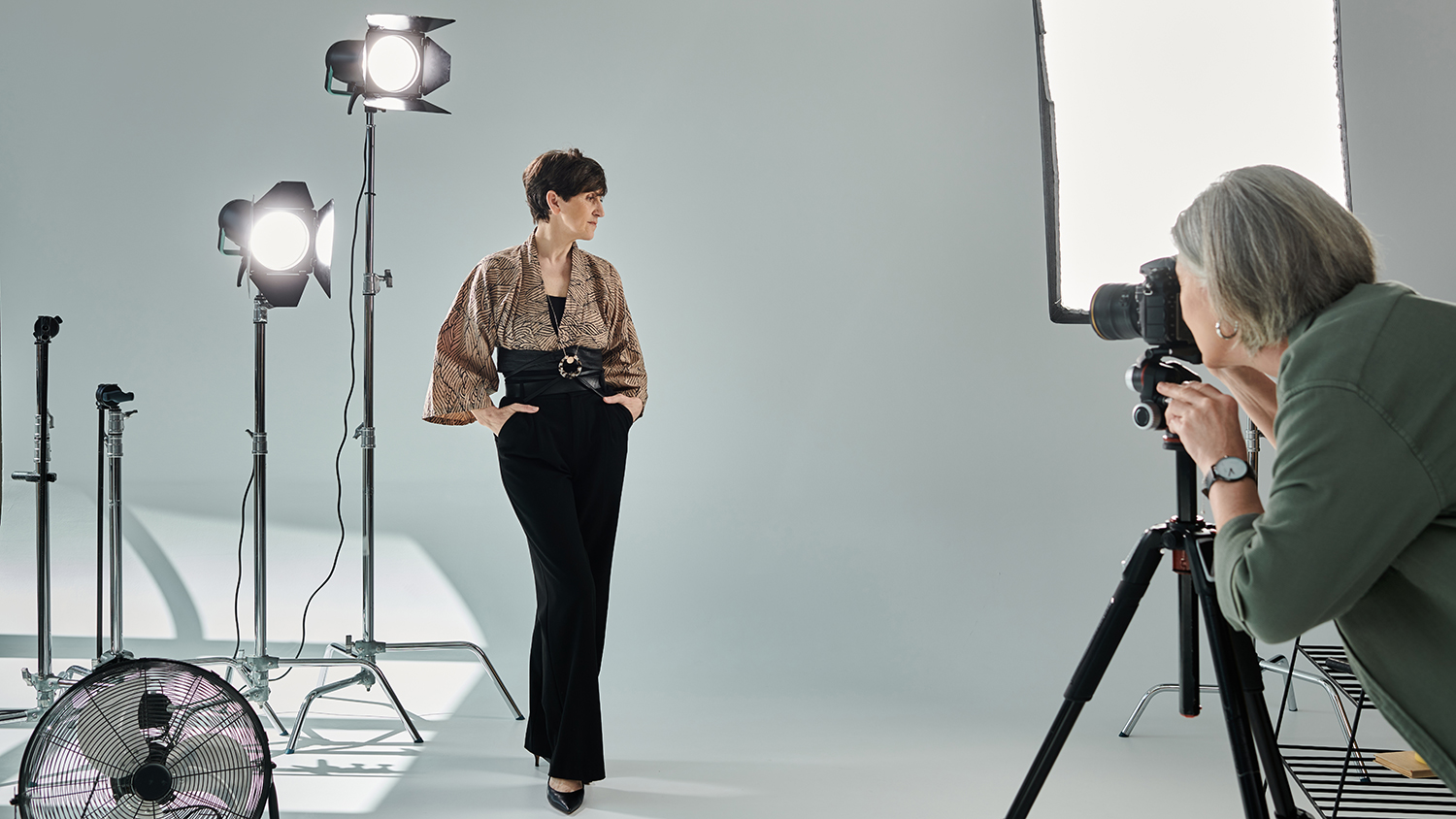 Using distance to soften the light source