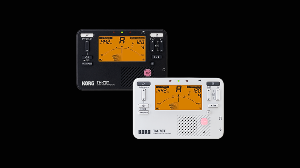 Korg TM-70T Handheld Tuner and Metronome with CM-400 Contact Microphone Korg TM-70T Handheld Tuner and Metronome with CM-400 Contact Microphone